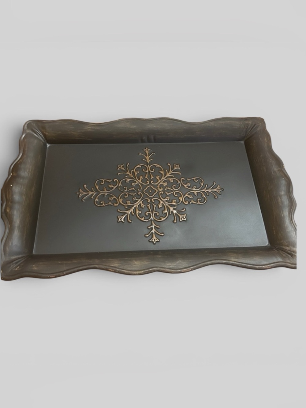 Southern Living at Home Florentine Tray Box - Brown